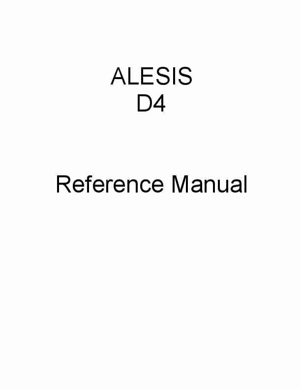 Alesis Electronic Keyboard D4-page_pdf